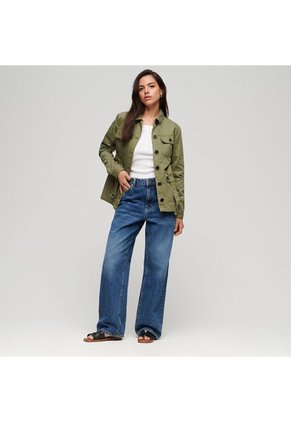 Superdry Chaqueta Casual Para Mujer Cotton Belted Safari Superdry