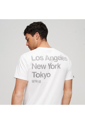 Superdry Camiseta Para Hombre Core City Loose Tee Superdry