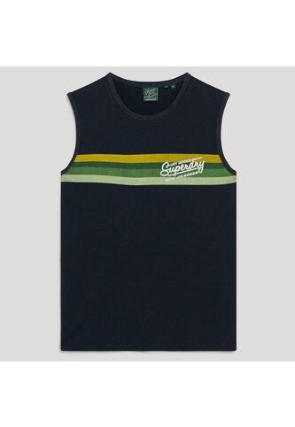 Superdry Camiseta Para Hombre Cali Striped Vest Superdry Superdry