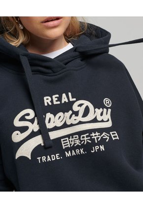 Superdry Buzo Cerrado Para Mujer Vintage Logo Box Fit Superdry