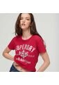 Superdry Camiseta Para Mujer College Scripted Graphic Superdry de Superdry