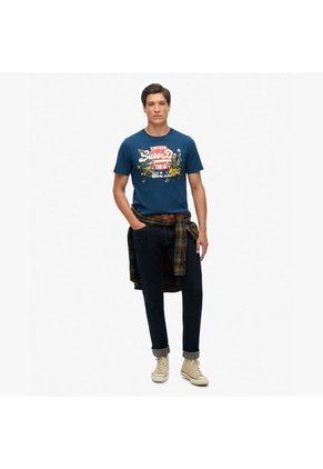 Superdry Camiseta Manga Corta Para Hombre Vl Tokyo Relaxed Tee Superdry