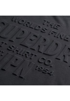 Superdry Camiseta Manga Corta Para Hombre Workwear Embossed Relaxed Tee Superdry