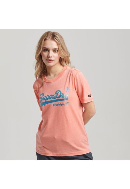 Superdry Camiseta Manga Corta Para Mujer Ellished Superdry