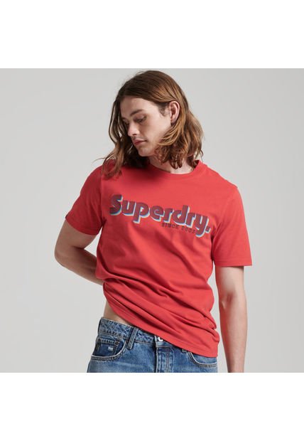 Superdry Camiseta Manga Corta Para Hombre Terrain Logo Classic Superdry