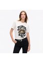 Superdry Camiseta Manga Corta Para Mujer Lo-Fi Punk Poster Relaxed Tee Superdry de Superdry