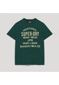 Superdry Camiseta Manga Corta Para Hombre Workwear Flock Graphic Superdry de Superdry