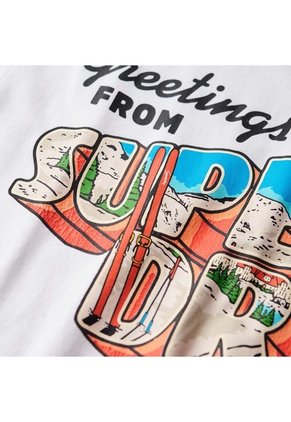Superdry Camiseta Manga Corta Para Hombre Travel Postcard Graphic Tee Superdry