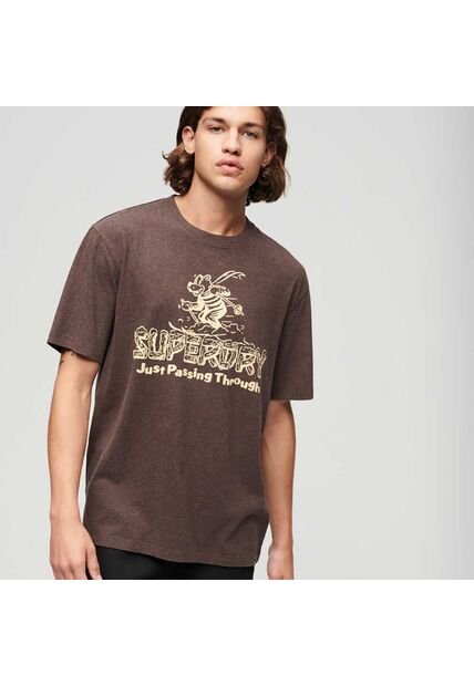 Superdry Camiseta Para Hombre Travel Postcard Graphic Superdry