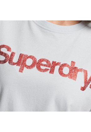 Superdry Camiseta Para Mujer Metallic Core Superdry