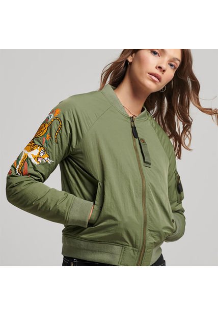Superdry Chaqueta Casual Para Mujer Vintage Military Suikajan Superdry