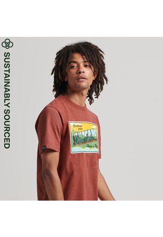 Superdry Camiseta Manga Corta Para Hombre Vintage Travel Superdry Superdry