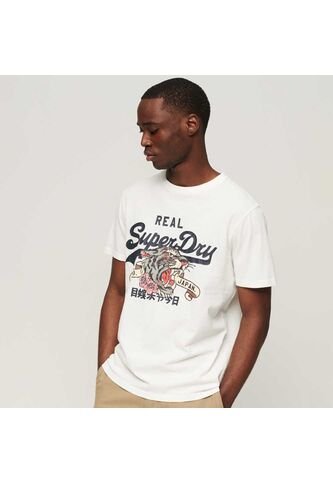 Superdry Camiseta Para Hombre Vintage Narrative Superdry Superdry