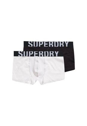 Superdry Boxer Para Hombre Trunk Dual Logo Double Pack Superdry