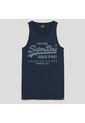 Superdry Camiseta Para Hombre Classic Vl Heritage Vest Superdry de Superdry