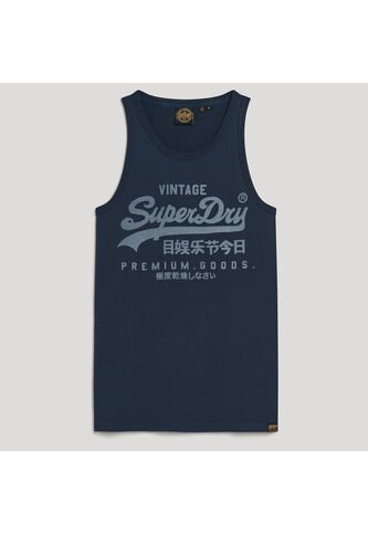 Superdry Camiseta Para Hombre Classic Vl Heritage Vest Superdry Superdry