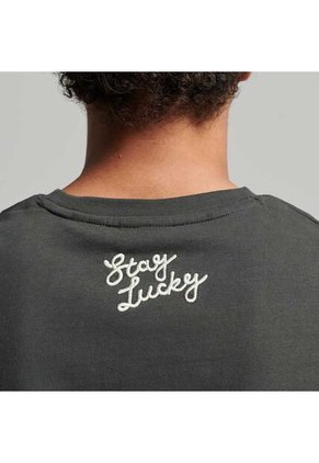 Superdry Camiseta Para Hombre Stay Lucky Graphic Superdry