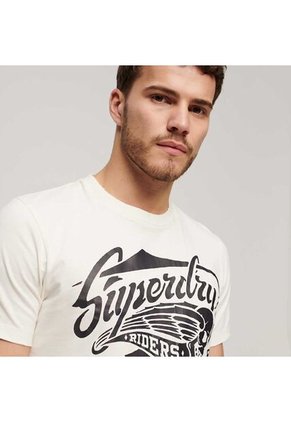 Superdry Camiseta Para Hombre Blackout Rock Graphic Superdry