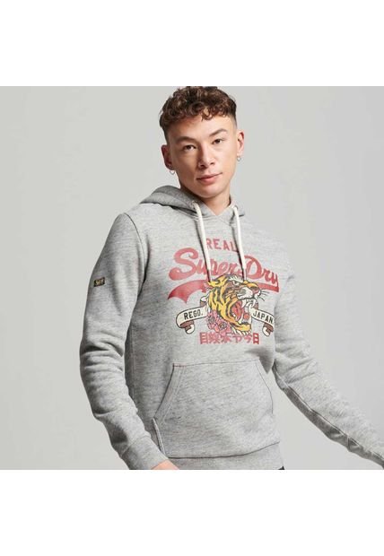 Superdry Buzo Cerrado Para Hombre Vintage Narrative Hood Superdry