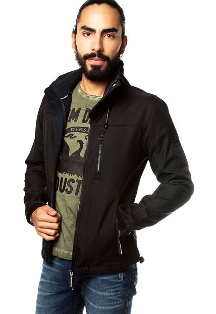 Chaqueta Negra Superdry French - Compra Ahora | Dafiti Colombia