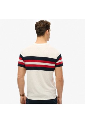 Superdry Camiseta Manga Corta Para Hombre Essential Stripe Tee Superdry