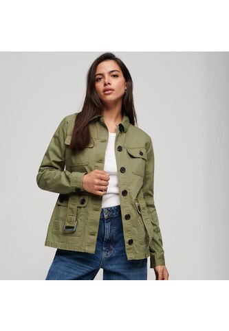Superdry Chaqueta Casual Para Mujer Cotton Belted Safari Superdry Superdry