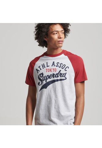 Superdry Camiseta Para Hombre Vintage Home Run Raglan Superdry Superdry