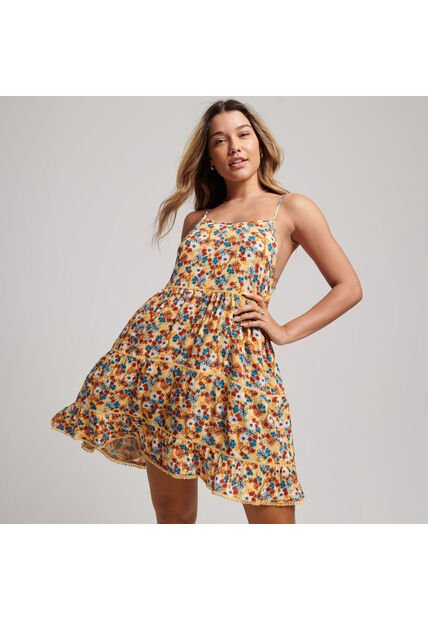 Superdry Vestido Medio Para Mujer Vintage Beach Cami Superdry