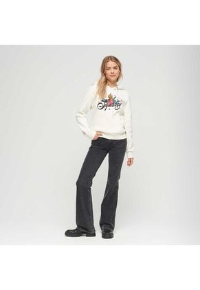 Superdry Buzo Cerrado Para Mujer Tattoo Script Graphic Superdry