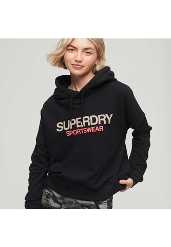 Superdry Buzo Cerrado Para Mujer Sportswear Logo Boxy Superdry Superdry