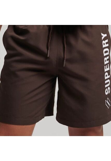 Superdry Pantaloneta Larga Para Hombre Code Applque 19InchSuperdry