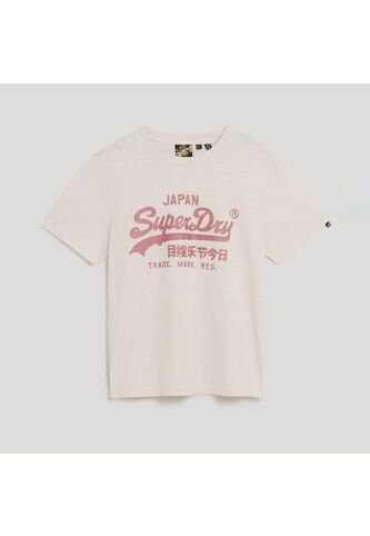Superdry Camiseta Para Mujer Metallic Vl Relaxed Superdry Superdry