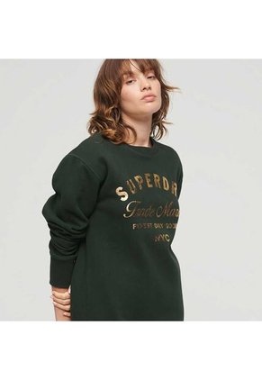 Superdry Vestido Medio Para Mujer Luxe Metallic Superdry