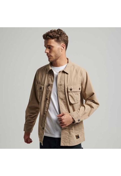Superdry Camisa Manga Larga Para Hombre Vintage Combat Superdry