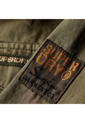 Superdry Chaqueta Casual Para Mujer Military Overshirt Superdry
