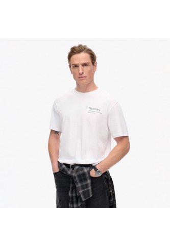 Superdry Camiseta Manga Corta Para Hombre Core Logo City Loose Tee Superdry Superdry
