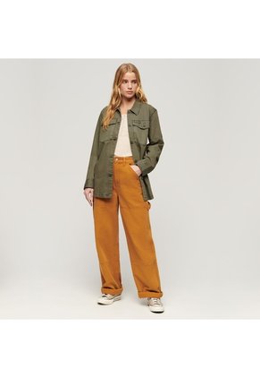 Superdry Chaqueta Casual Para Mujer Military Overshirt Superdry