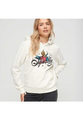 Superdry Buzo Cerrado Para Mujer Tattoo Script Graphic Superdry Superdry