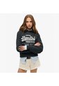 Superdry Buzo Cerrado Para Mujer Vl Metallic Relaxed Hood Superdry de Superdry
