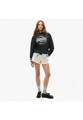 Superdry Buzo Cerrado Para Mujer Vl Metallic Relaxed Hood Superdry