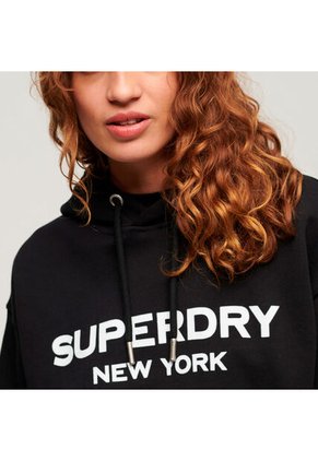 Superdry Buzo Cerrado Para Mujer Sport Luxe Loose Superdry