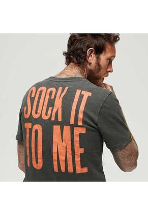 Superdry Camiseta Para Hombre 70'S Lo-Fi Graphic Band Tee Superdry