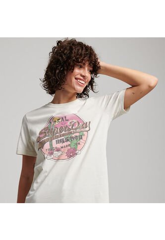 Superdry Camiseta Para Mujer Vintage Narrative Superdry Superdry