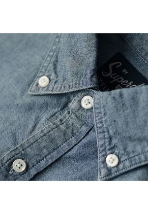 Superdry Camisa Manga Larga Para Hombre Cotton Oxford Superdry
