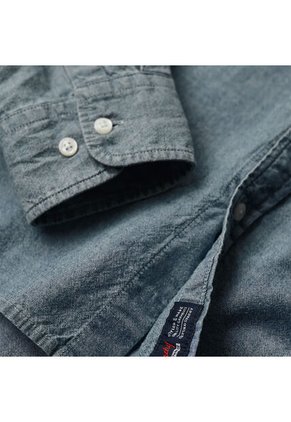 Superdry Camisa Manga Larga Para Hombre Cotton Oxford Superdry