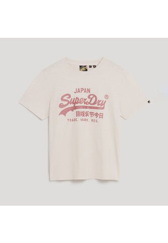 Superdry Camiseta Para Mujer Metallic Vl Relaxed Superdry Superdry