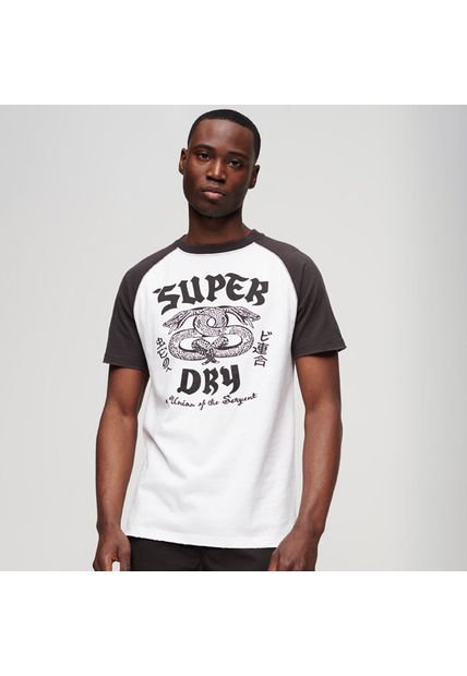 Superdry Camiseta Manga Corta Para Hombre Blackout Rock Graphic Tee Superdry