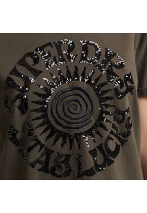 Superdry Camiseta Manga Corta Para Mujer Vintage Ellish Tee Superdry