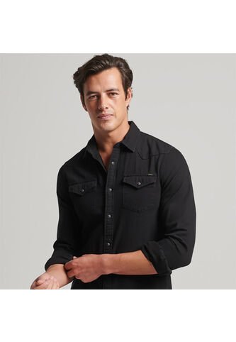 Superdry Camisa Manga Larga Para Hombre Vintage Washed Superdry Superdry