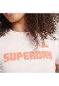 Superdry Camiseta Manga Corta Para Mujer Code Graphic Tiny Tee Superdry de Superdry